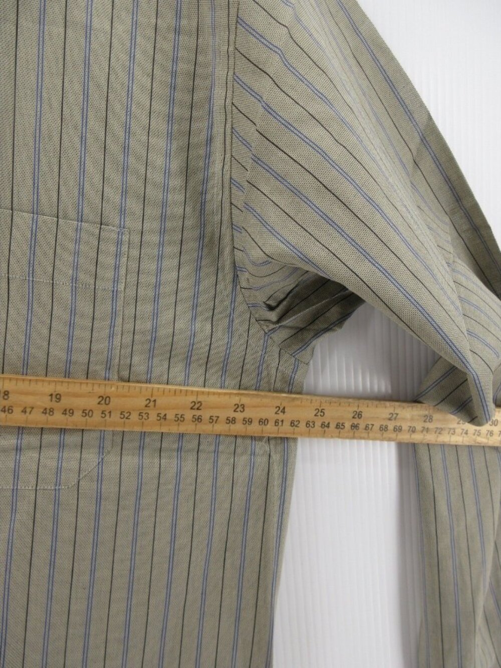 VINTAGE Lorenzini Shirt XXL Neiman Marcus Button Up Striped Italy NEW - Picture 7 of 14